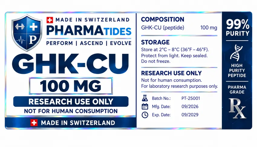 GHK-Cu PHARMATIDES label