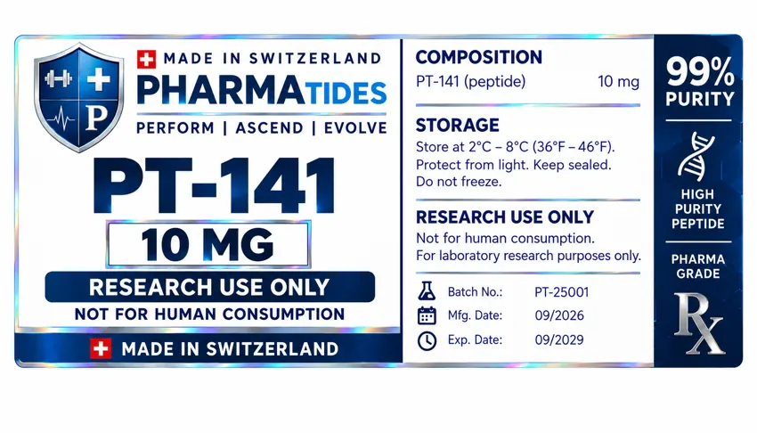 PT-141 PHARMATIDES label